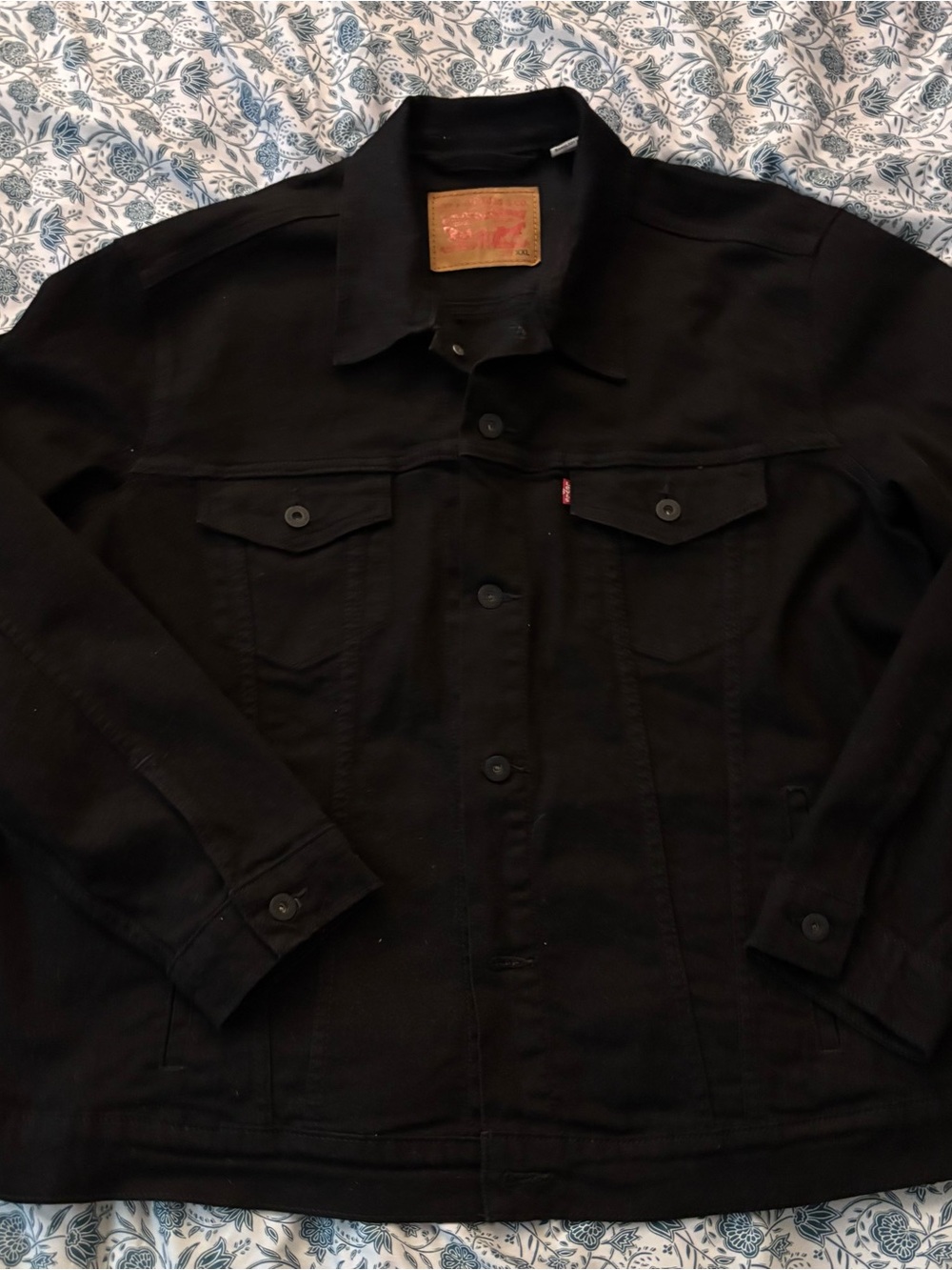 Levi's Black Denim Trucker Jacket - Men's Lightweight Shirt Jacket